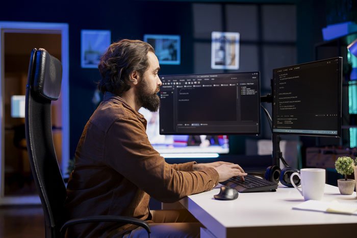 computer-engineer-typing-keyboard-writing-code-build-firewalls